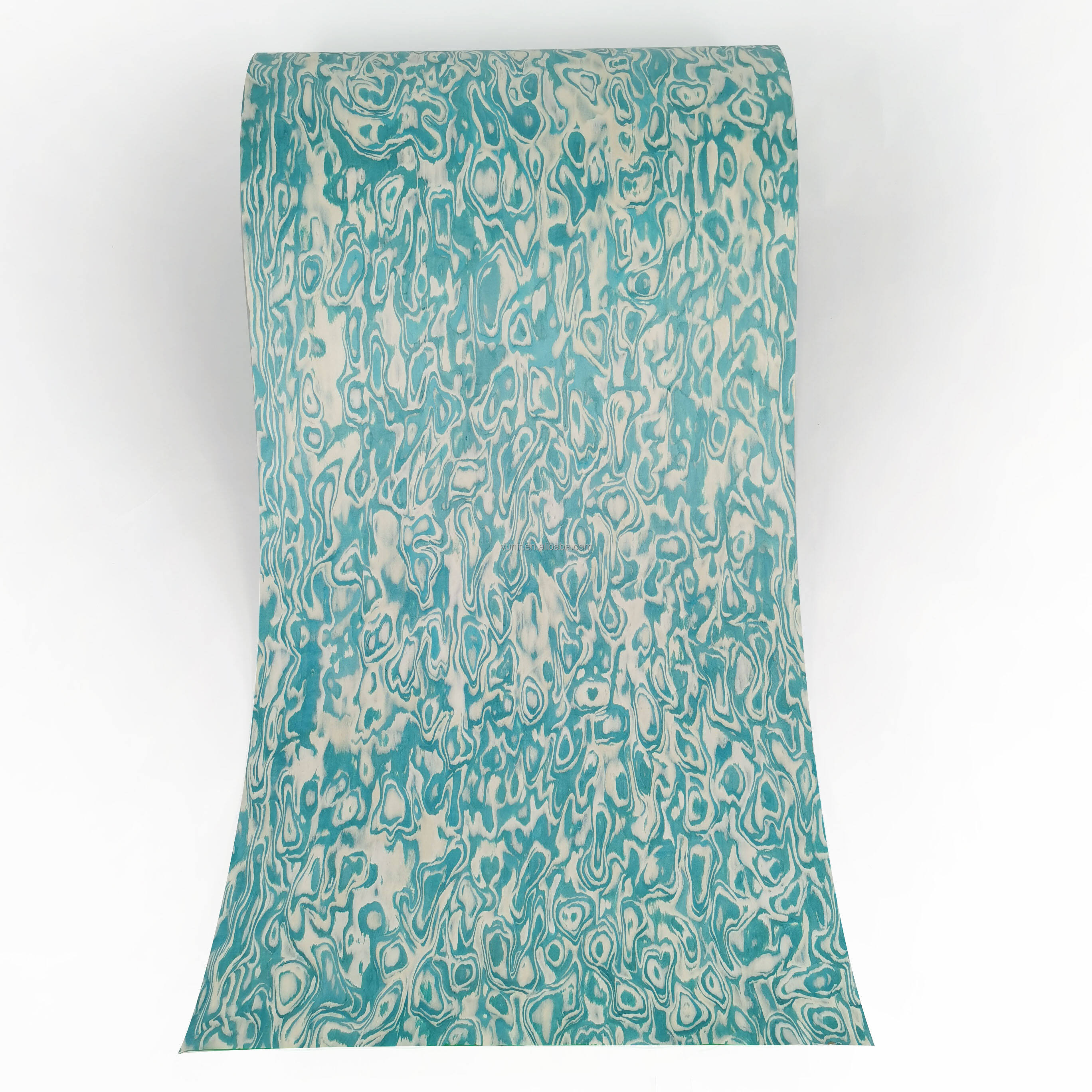 Vunir Colorful Blue Engineered Wood Veneer for Home & Hotel Furniture Decoration manufacture