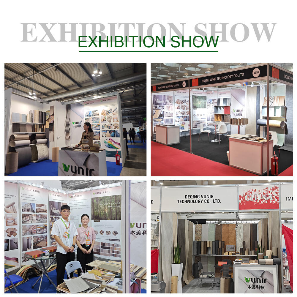 Vunir Colorful Blue Engineered Wood Veneer for Home & Hotel Furniture Decoration supplier