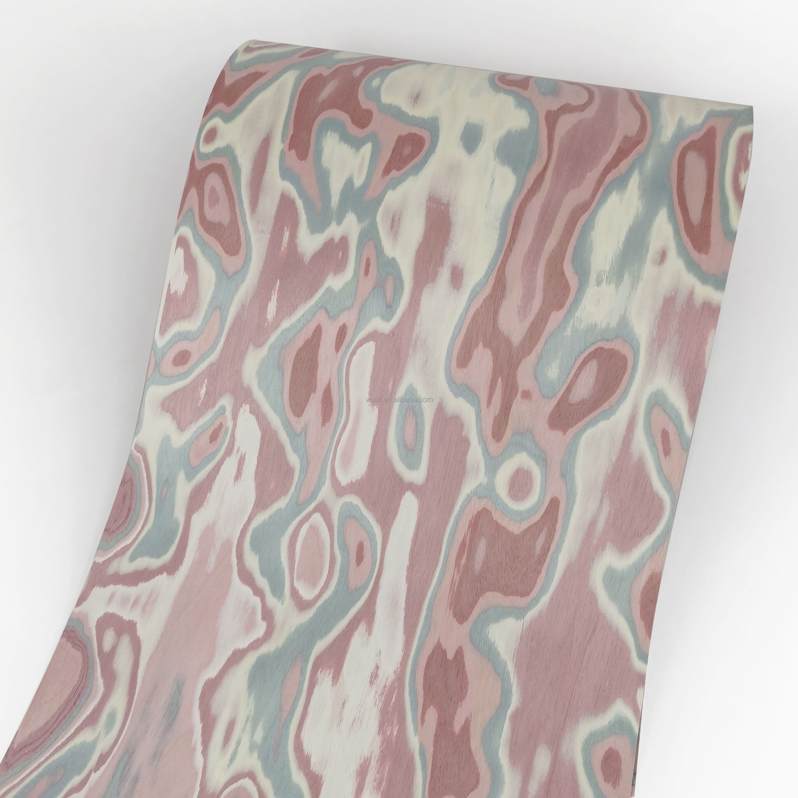 Vunir European Design Style Popular Colorful Rainbow Engineered Wood Veneer for Home & Hotel Furniture Decoration details