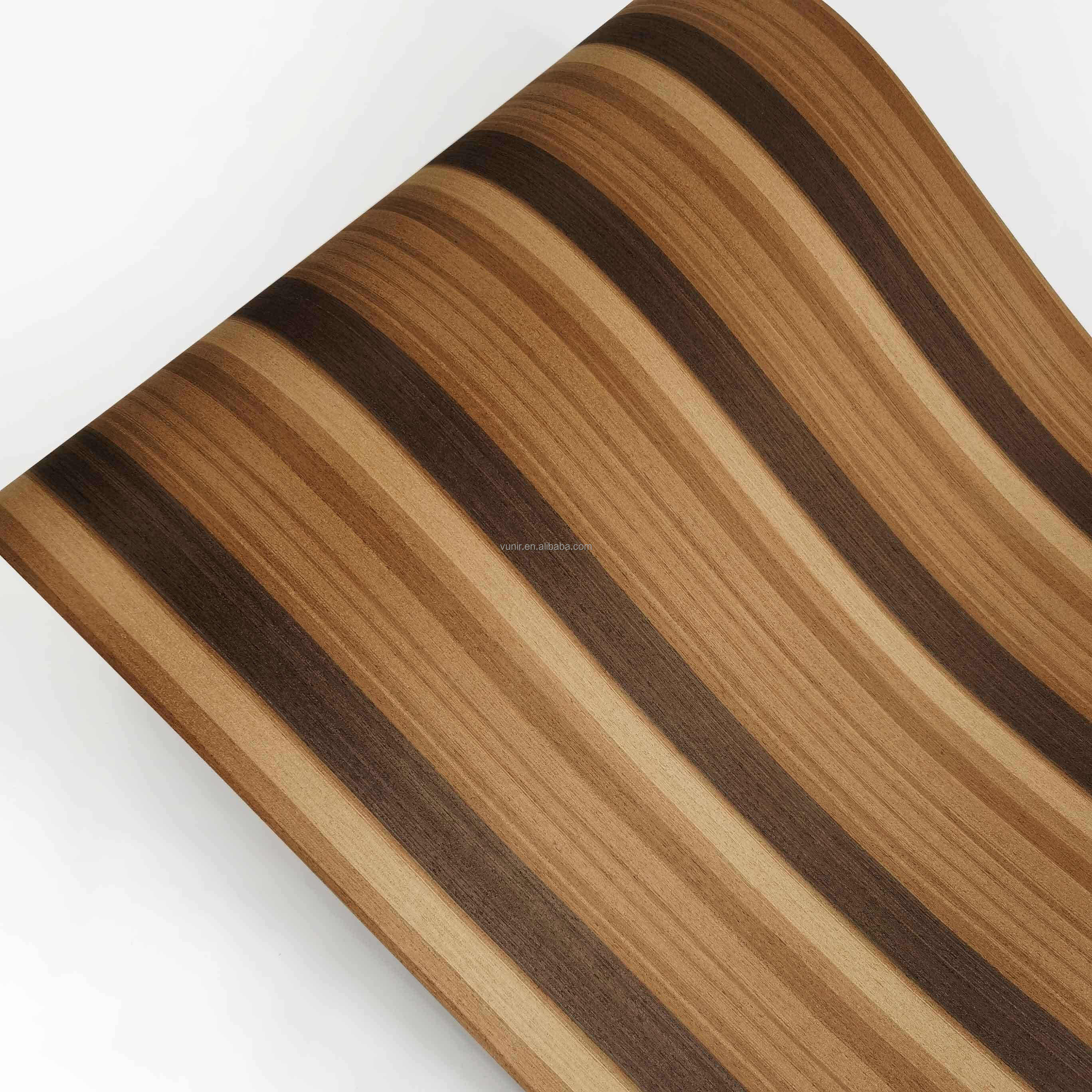 Vunir Smoke Series Engineered Wood Veneer 0.25-0.4mm for Hotel Use details