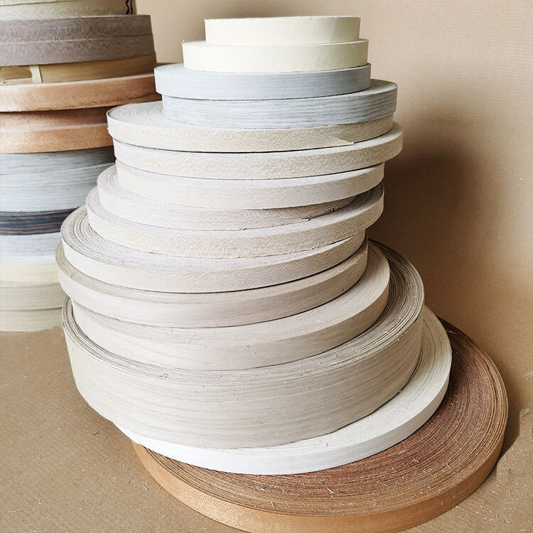 Real Wood Edge Banding Birch  Veneer Tape for Plywood Furniture details