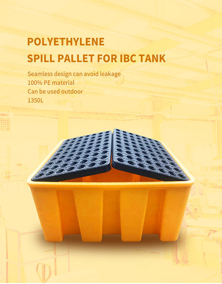 Plastic pallets heavy duty plastic IBC spill container pallets for sale manufacture