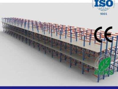 كيفية استخدام رف ميزانين لتخزين عمودي؟