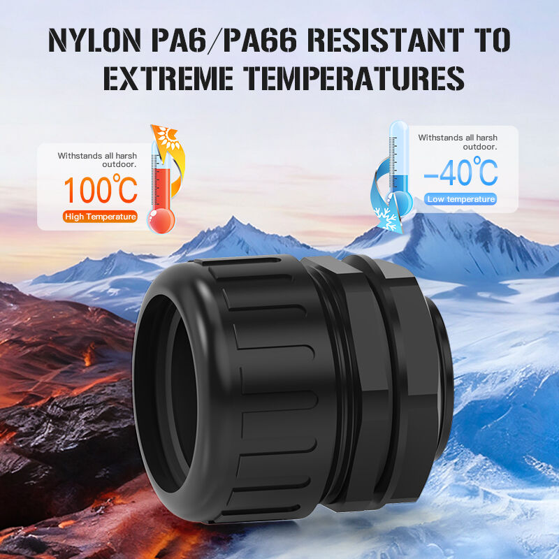 small plastic cable glands