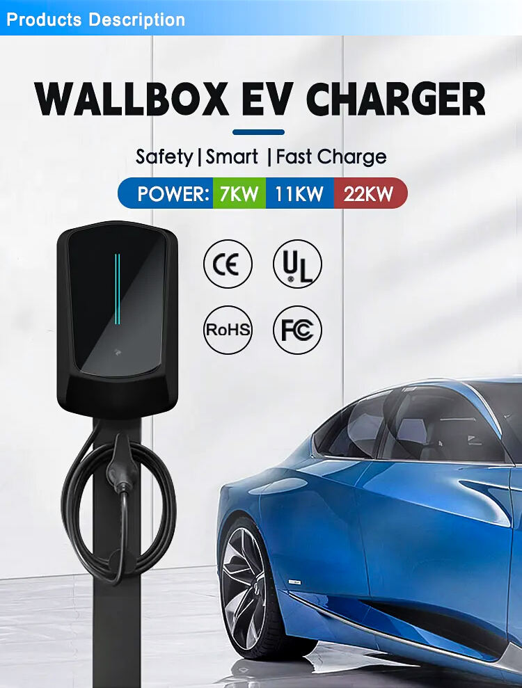 OEM ODM AC Ocpp Smart Charging Single Pile Electric Cars EV Charger supplier
