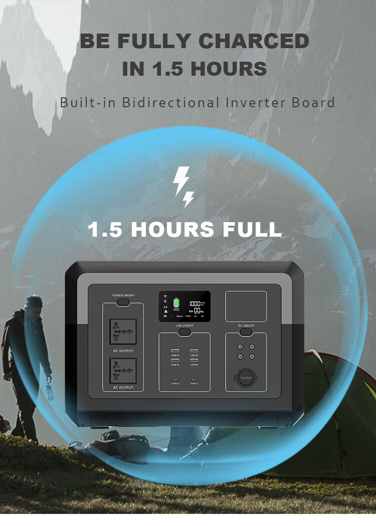 Home 110v 220v Camping Solar Generator Power Station 5000w 3000w 2400w 1500w 600w 500w 300w Portable Power Station details