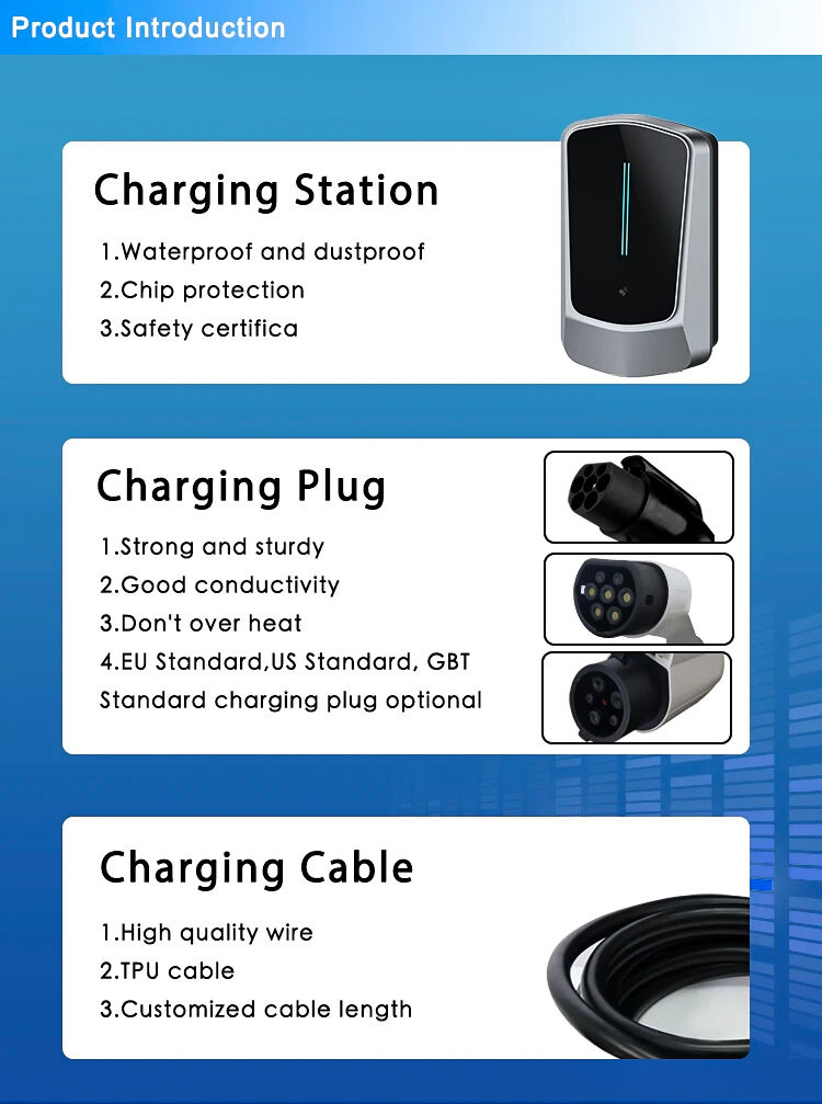 OEM ODM AC Ocpp Smart Charging Single Pile Electric Cars EV Charger factory