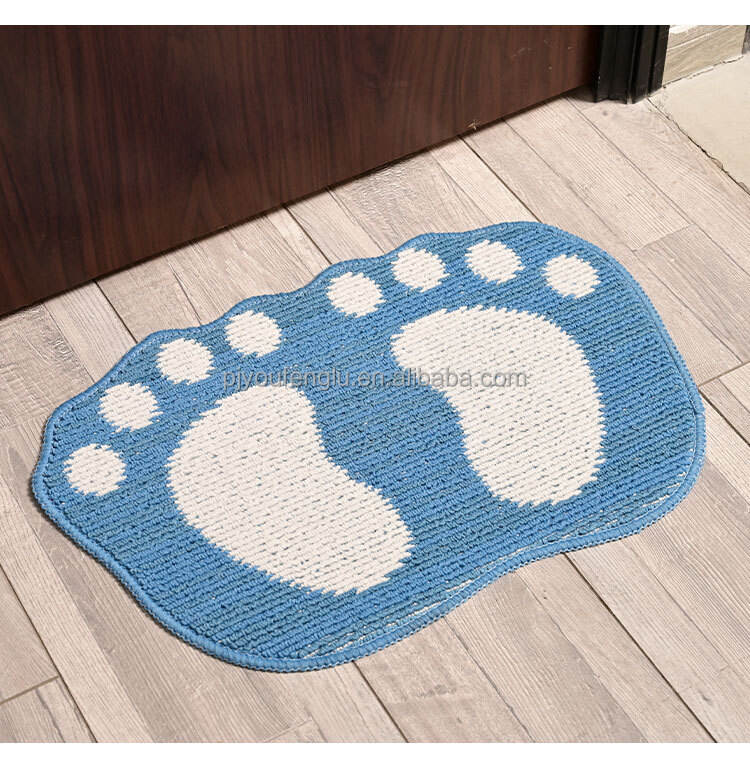 YFL Factory Wholesale Customized Eco-friendly TPR Backing Floor Mats super absorbent microfiber bath mats rugs wholesalers manufacture