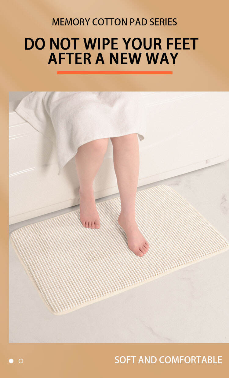 Quick-Dry Anti-Slip Memory Foam Bath Mat - Comfortable, Eco-Friendly Bathroom Rugs and Mats, Ideal Bath Mats for Bathroom, Plush Floor Mats for Adults supplier