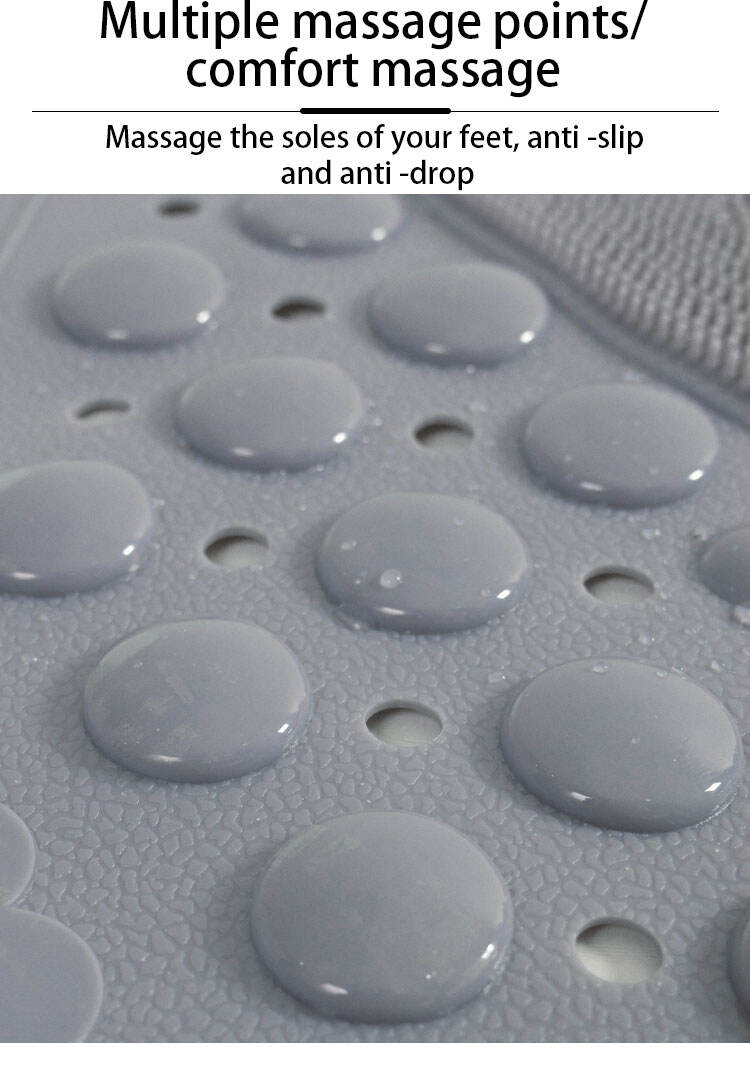 Anti-slip Bath Mat Non Toxic Shower Mats Machine Washable Bathtub Mat with Suction Cups and Drainage Holes factory