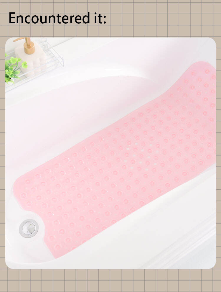 PVC Colorful Bathtub Mat Anti Mold Shower Floor Spa Sauna Bathroom Floor Mat Bath Tub Mat manufacture