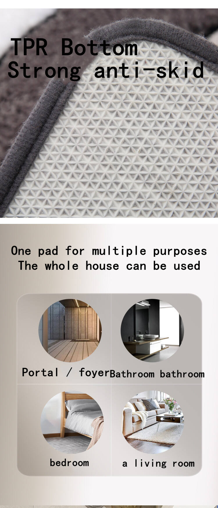 Hot Selling Microfiber Elegant Mats Door Floor Wavy Pattern Door Mats Living Room Decor Rugs supplier