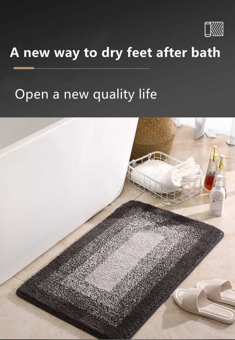  Best Selling Custom Two-color Anti-slip Bath Mat And Environment-friendly Floor Mat factory