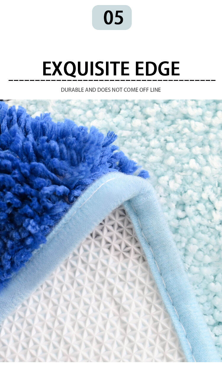 Wholesale 40*60 50*80cm Microfiber Comfortable Anti-Skid Quick Dry Bath Mat Absorbent Water Bathroom Carpet Rugs manufacture