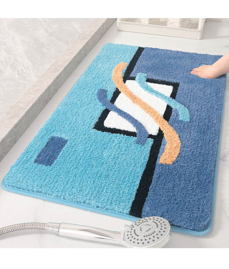 YFL High Quality Easy Clean Non-slip Bath Mat Carpet Waterproof Superfine Fiber Rug Floor Mat Machine Wash Indoor Outdoor Mat manufacture