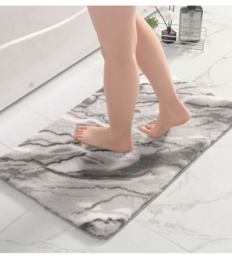 Customised Mat Comfortably Super Absorbent Floor Mat living room TPR Bottom fluffy Anti-Slip Area Bath Mat Faux Fur carpets rugs details