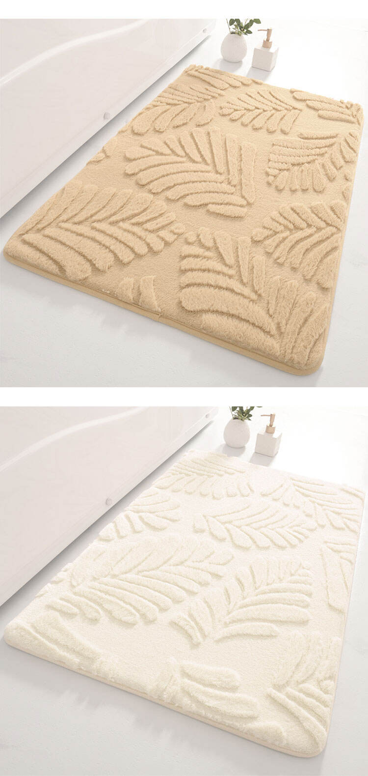 Floor Mat Non Slip Bath Mat Soft And Water Absorbent Rug Machine Washable Plush Mat for Bathroom Laundry Room and Living factory