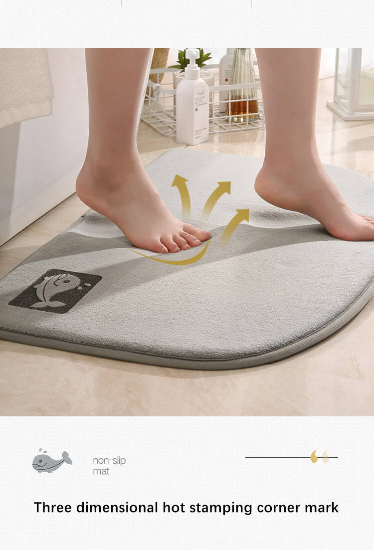 40*60cm Dirt Resistance Deluxe Memory Foam Mat Non-Slip Machine Washable Easy To Clean Up Quick Dry Bath Mat details