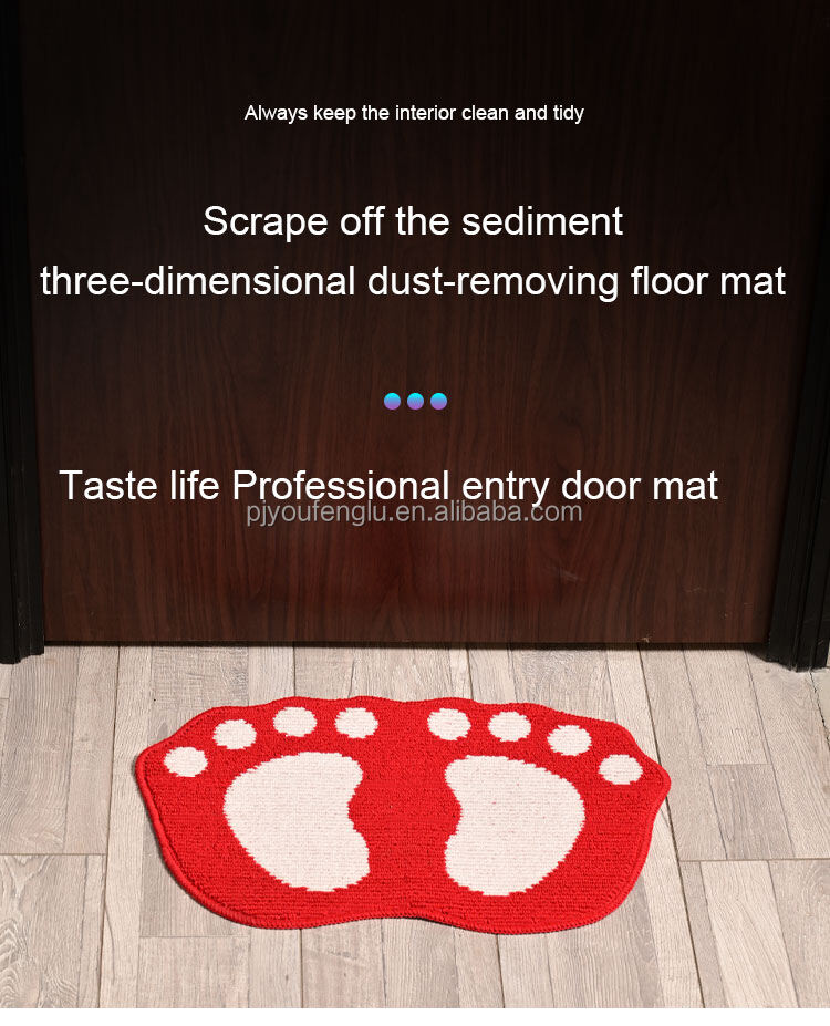 YFL Factory Wholesale Customized Eco-friendly TPR Backing Floor Mats super absorbent microfiber bath mats rugs wholesalers factory