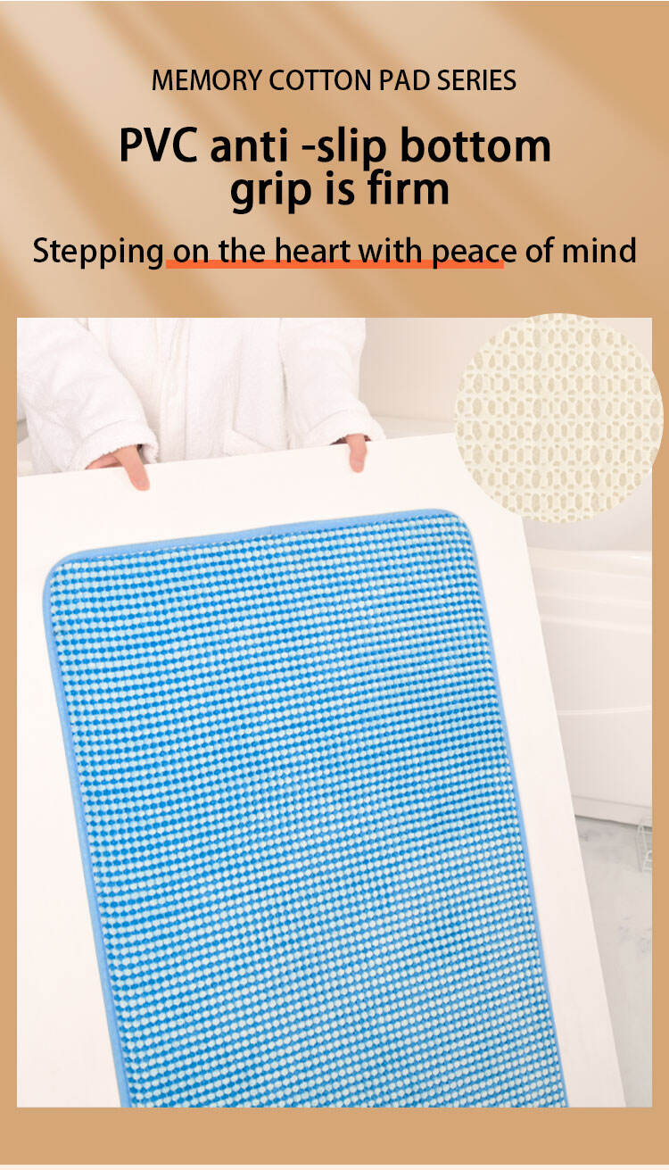 Quick-Dry Anti-Slip Memory Foam Bath Mat - Comfortable, Eco-Friendly Bathroom Rugs and Mats, Ideal Bath Mats for Bathroom, Plush Floor Mats for Adults supplier