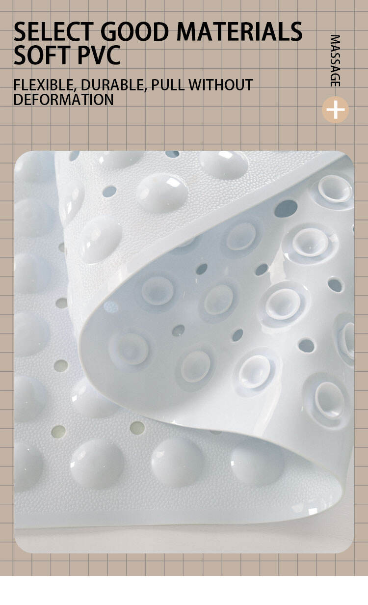 PVC Colorful Bathtub Mat Anti Mold Shower Floor Spa Sauna Bathroom Floor Mat Bath Tub Mat factory