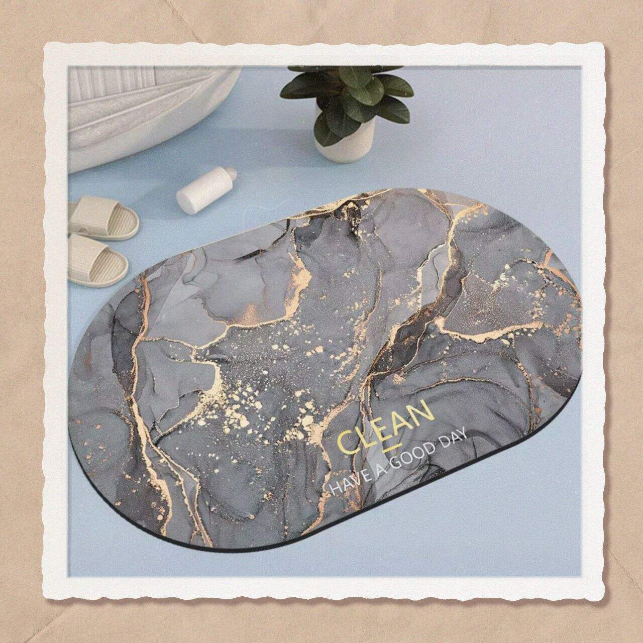 Create your own design with a custom door mat