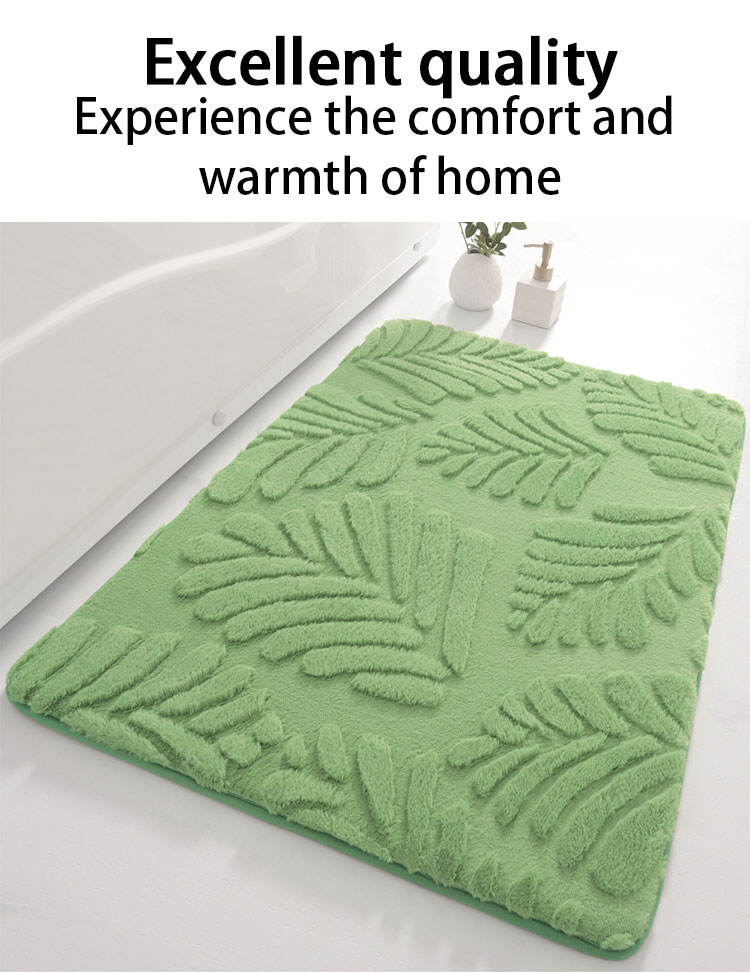 Floor Mat Non Slip Bath Mat Soft And Water Absorbent Rug Machine Washable Plush Mat for Bathroom Laundry Room and Living details