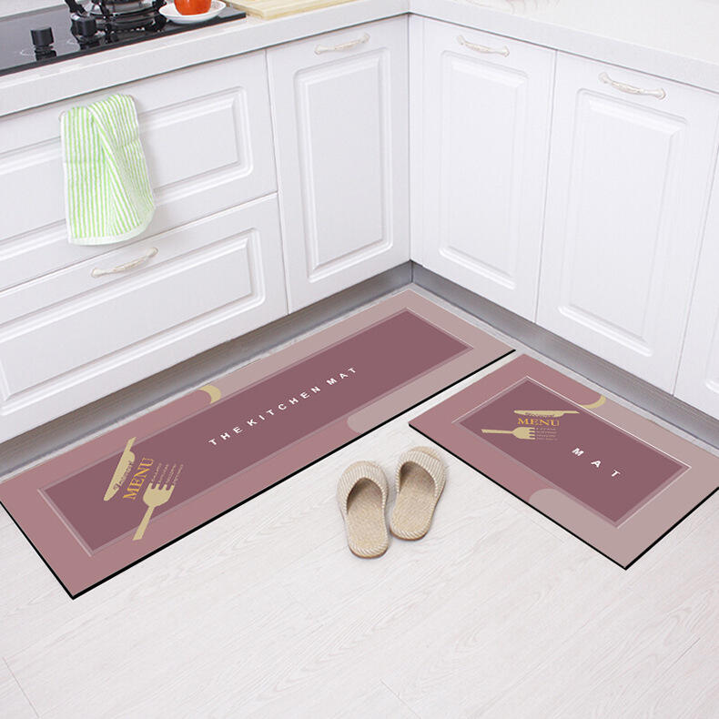 Custom Kitchen Mat Anti Fatigue Diatomite Bathroom Living Room Non Slip Kitchen Mat Anti-fatigue Kitchen Floor Mat manufacture