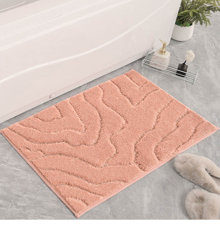  50*80cm Bathroom Water Absorbent Rug Set Door Mats Floor Mat Kitchen Cart Anti Water Absorb Shower Bath Mat supplier