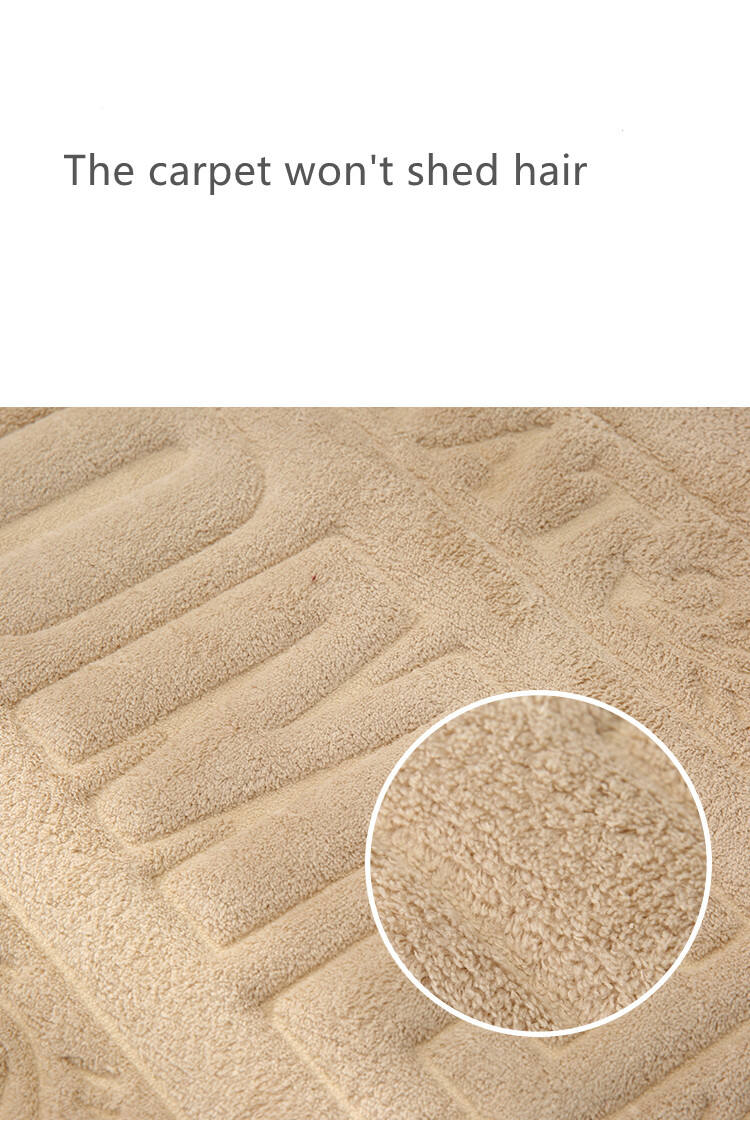 Coral Velvet Home High-frequency Soft absorbent bath mat non-slip memory foam bath rug Super waterproof carpets rug manufacture