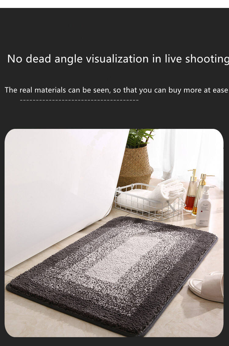  Best Selling Custom Two-color Anti-slip Bath Mat And Environment-friendly Floor Mat manufacture