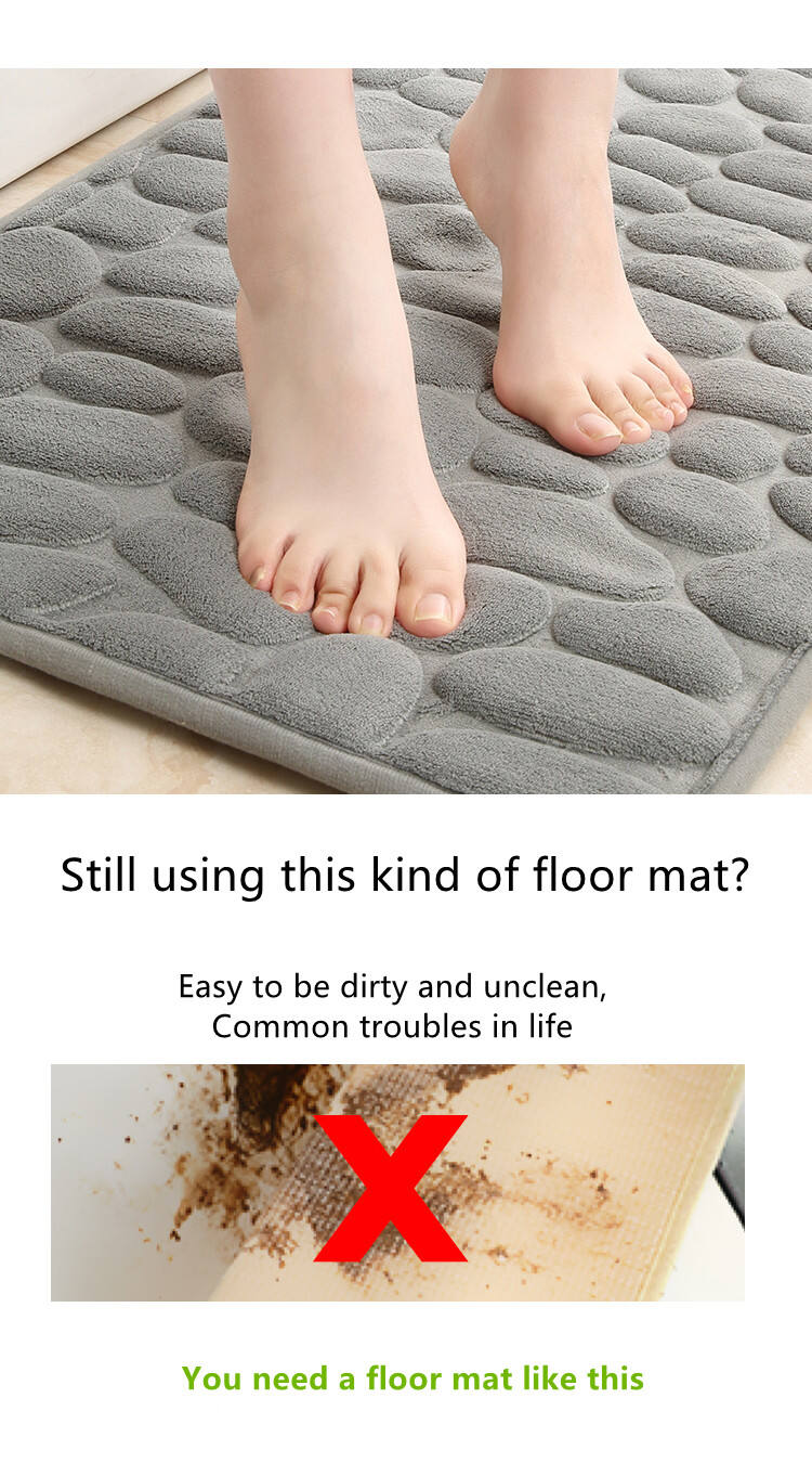 High frequency Anti-Slip Bathroom Mat luxury carpet embossing Bath Mat Set 3 Pieces Bath Rug Sets TPR Bottom Toilet Floor supplier