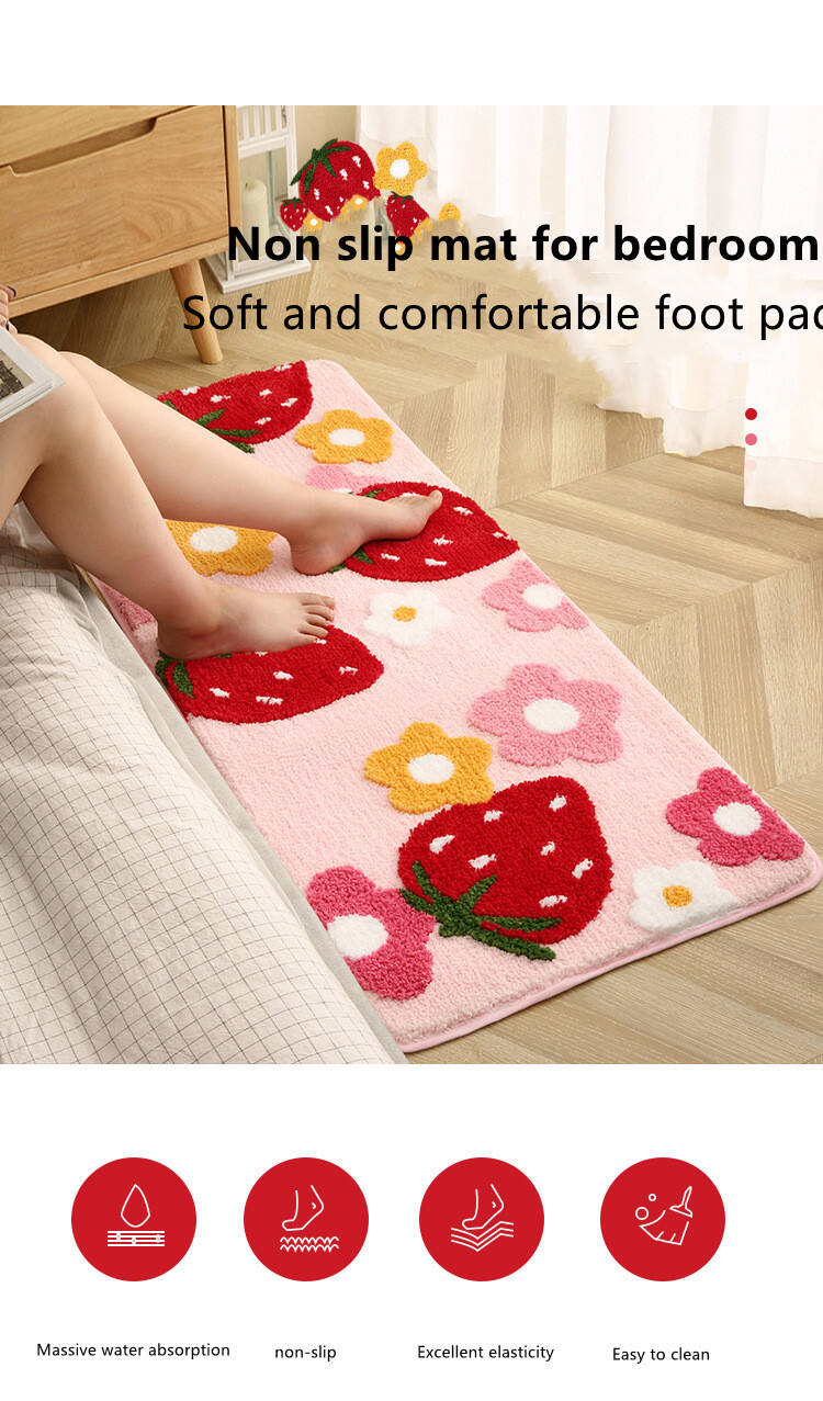 Environmental Protection Anti Slip Indoor Floor Mat Bedroom Living Room Mat details