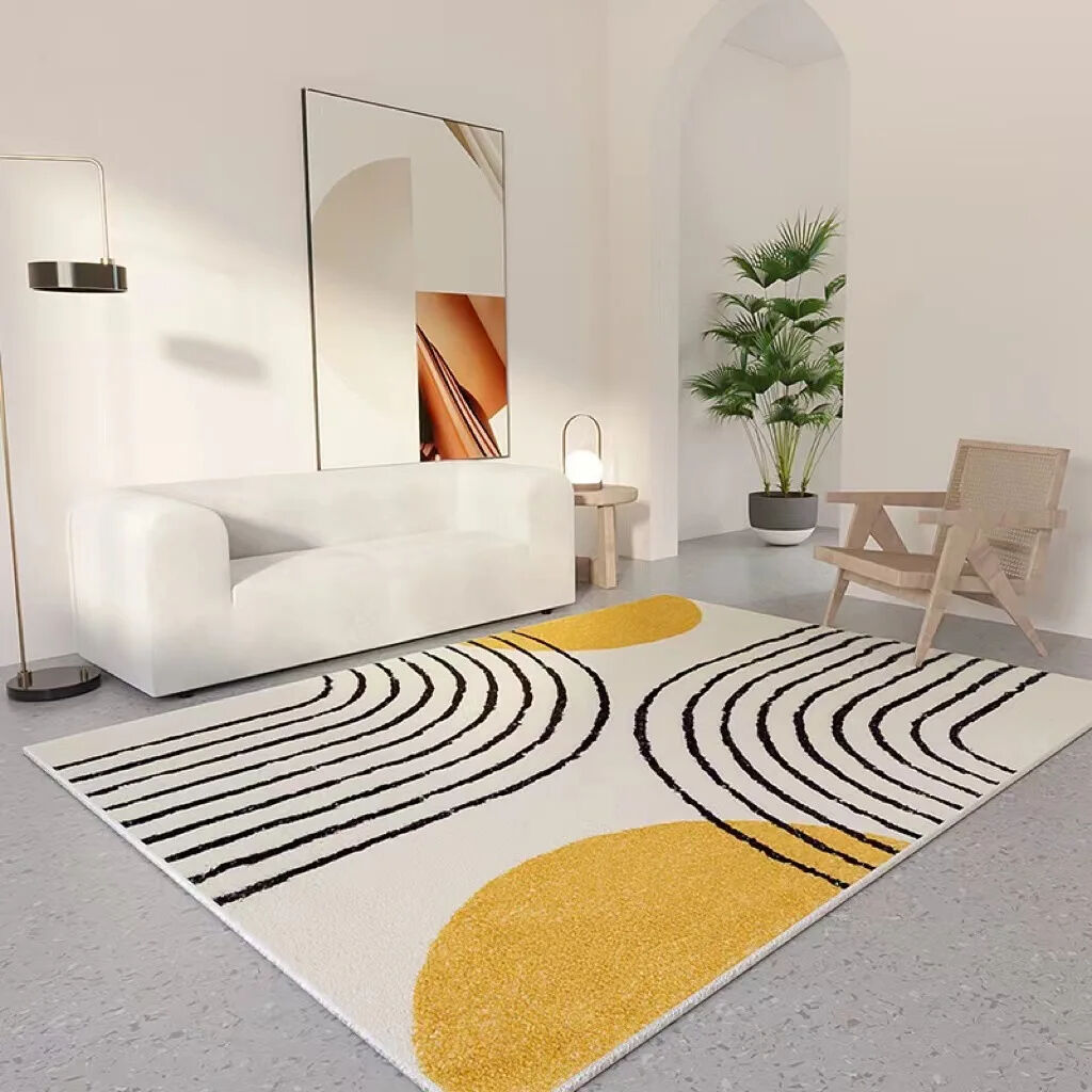 Modern Handmade Carpets and Rugs - Printed Living Room Floor Coverings, Soft Area Rugs for Comfort and Style, Ideal for Home Interiors and Entrances details