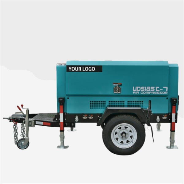 Get reliable performance with our portable rotary screw air compressor