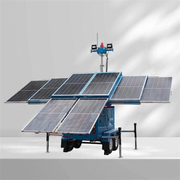 Enhance safety and productivity on your worksite with reliable solar powered lighting towers