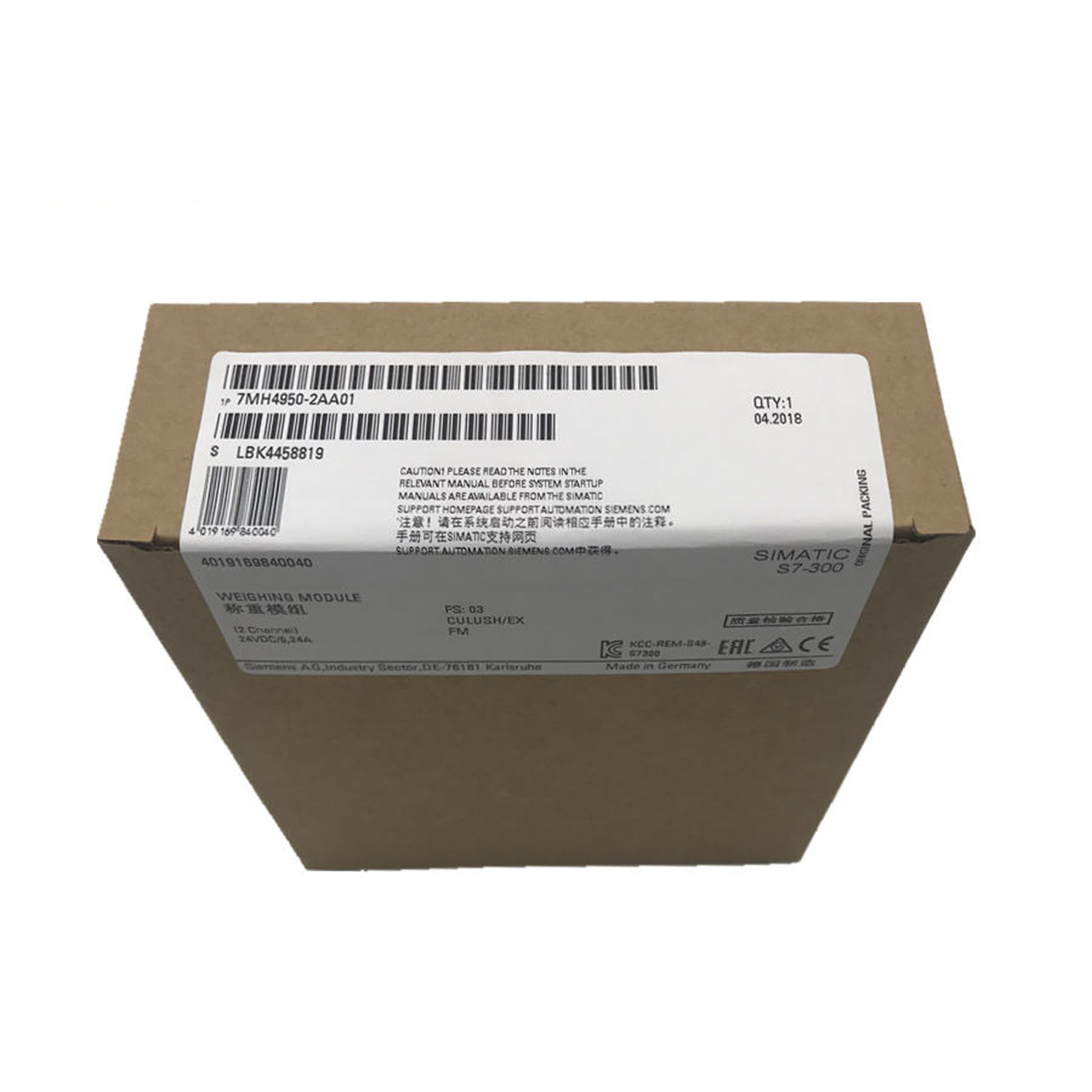 New Original 7MH4950-2AA01 7mh49502aa01 SIMATIC S7-300 Weighing Module Stock in Warehouse supplier