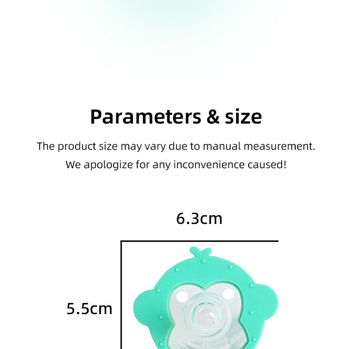 BPA-Free Eco-friendly Food Grade Silicone Pacifier Soft Safe Dummy Soother for Newborns Adults Cartoon for Infants Children factory