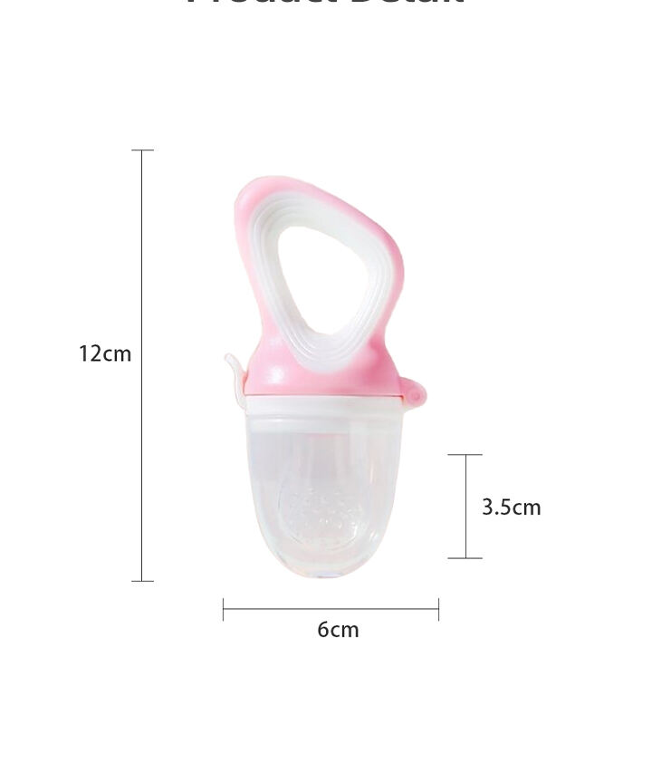 Wholesale BPA Free Free Sample Baby Silicone Food Fruit Feeder Pacifier Baby Feeding Pacifier factory
