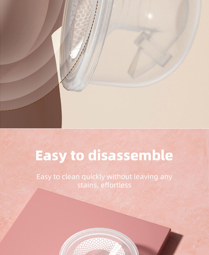 Rechargeable Electric Wireless Hands Free Breast Milk Pump Automatic Breastfeeding Thin Breast Pump manufacture