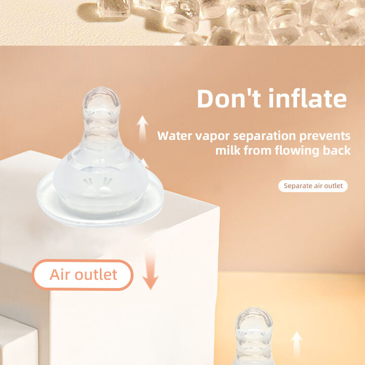 Factory Price BPA-Free Breast Milk Feeding Bottle Nipple Wide Neck Silicone and Latex Baby Nipple for Infant Feeding factory