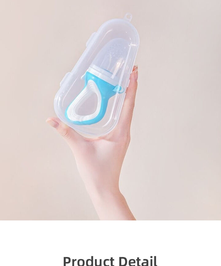 Wholesale BPA Free Free Sample Baby Silicone Food Fruit Feeder Pacifier Baby Feeding Pacifier supplier