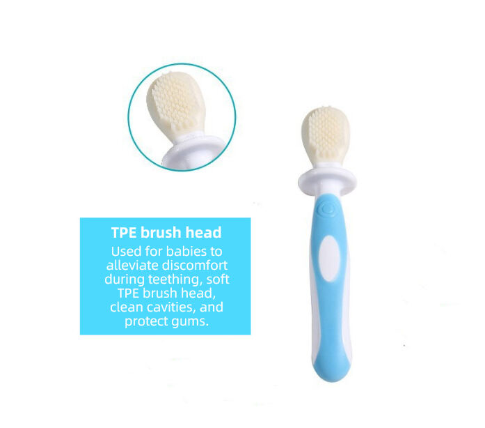 Factory Free Sample Baby 3 Stage Oral Care Set Training Toothbrush BPA Free Custom Logo Training Toothbrush Set for Newborn factory