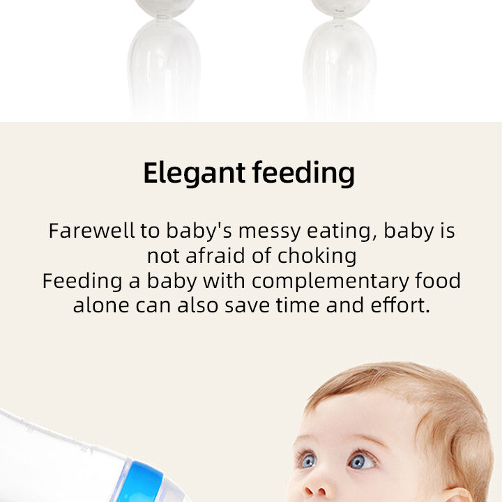 Silicone Squeeze Baby Feeding Bottle Animal Pattern Rice Cereal Feeder with Spoon for 0-12 Months Infant Care Water Bottles factory