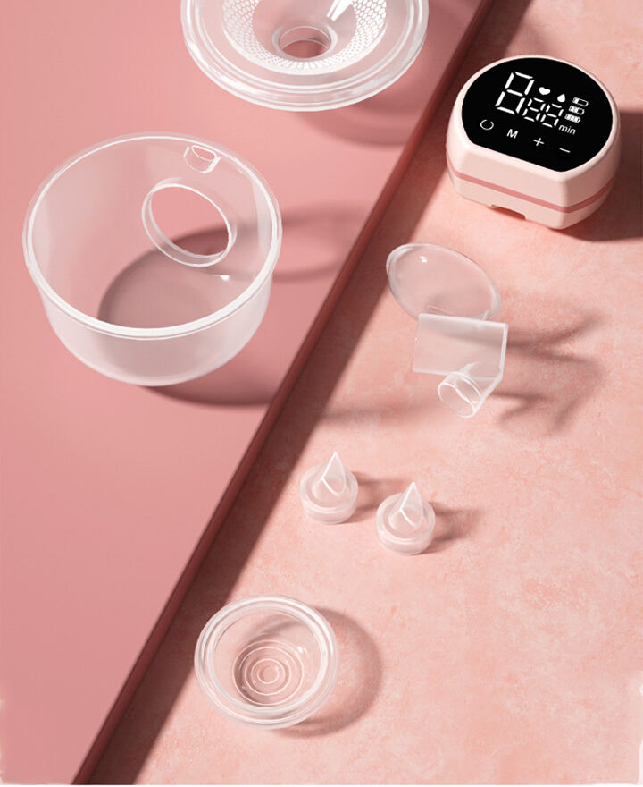 Rechargeable Electric Wireless Hands Free Breast Milk Pump Automatic Breastfeeding Thin Breast Pump supplier