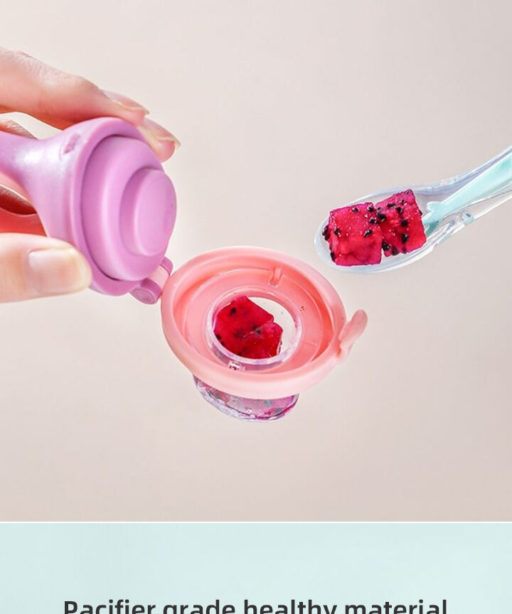 Wholesale BPA Free Free Sample Baby Silicone Food Fruit Feeder Pacifier Baby Feeding Pacifier details