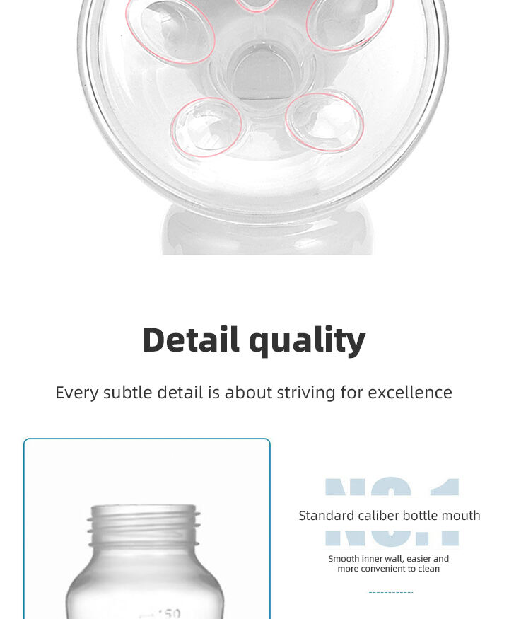Factory Price Eco-friendly Manual Breast Pump with Packaging Box BPA Free Silicone Hand  Breast Pump for Baby Breast Feeding manufacture
