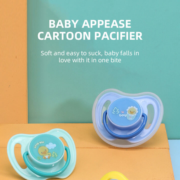 Factory Direct Sales Baby Pacifier Cartoon Silicone Sleeping Baby comfort Pacifier Spot Wholesale factory