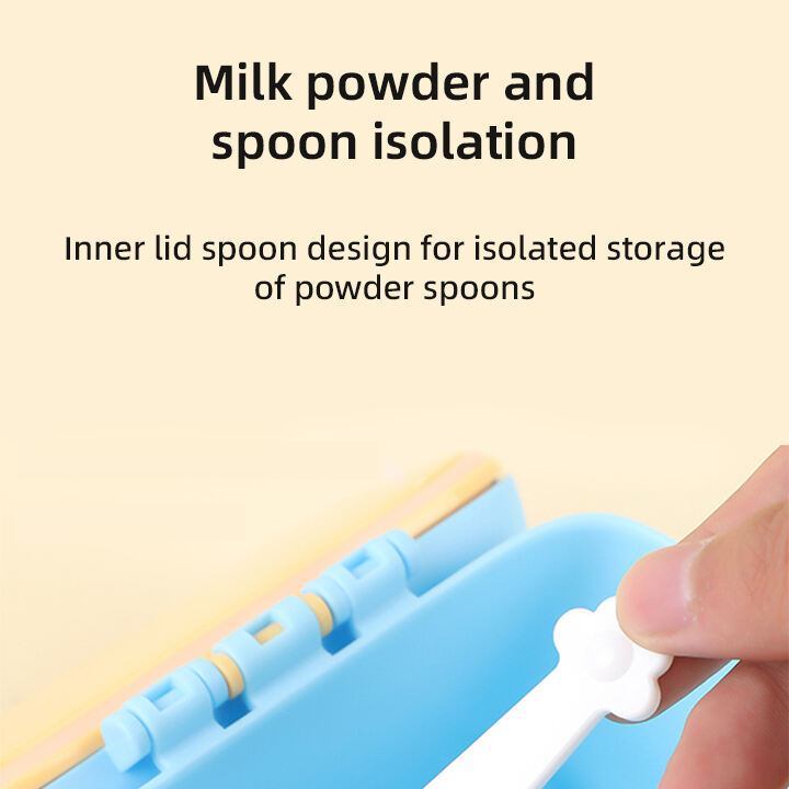 Factory Price Baby Milk Powder Dispenser Box BPA Free Portable Food Snacks Container  for Kids Baby Products details