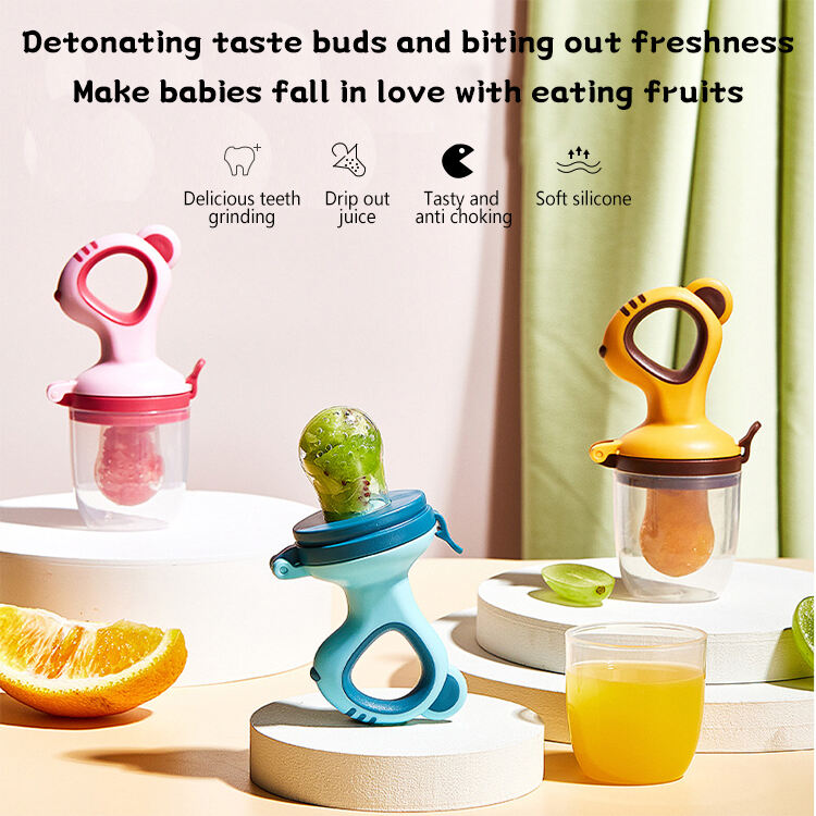 Wholesale BAP Free Free Sample Baby Silicone Food Fruit Feeder Pacifier Feeding Products for Toddlers supplier